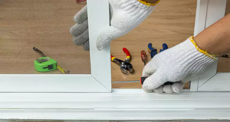 Sliding Glass Door Off Rails Repair in Brownsville, FL